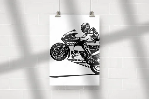 Ekstremalne emocje i styl motoryzacyjny w czerni i bieli