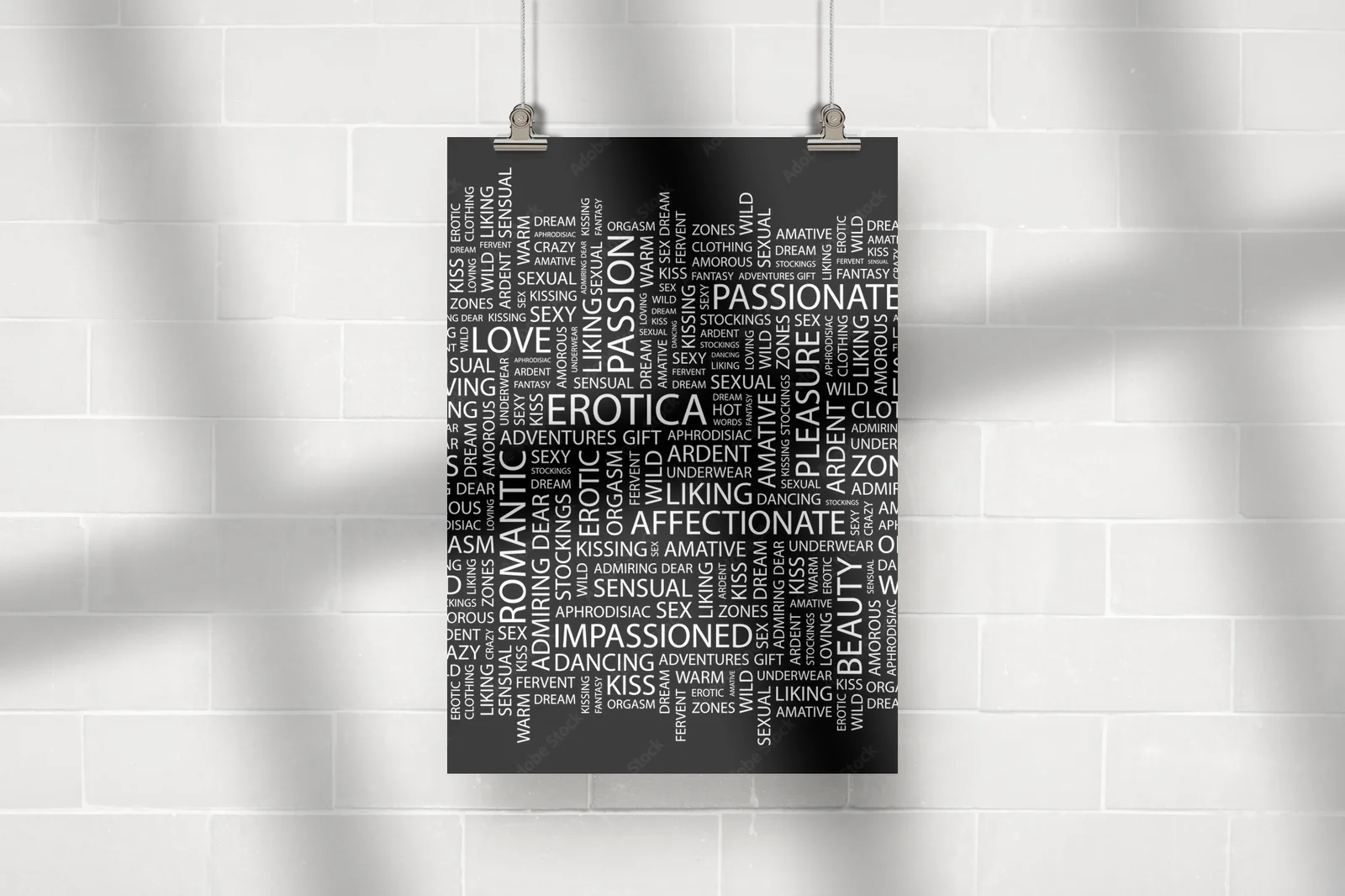 Mroczna erotyka w monochromatycznej elegancji