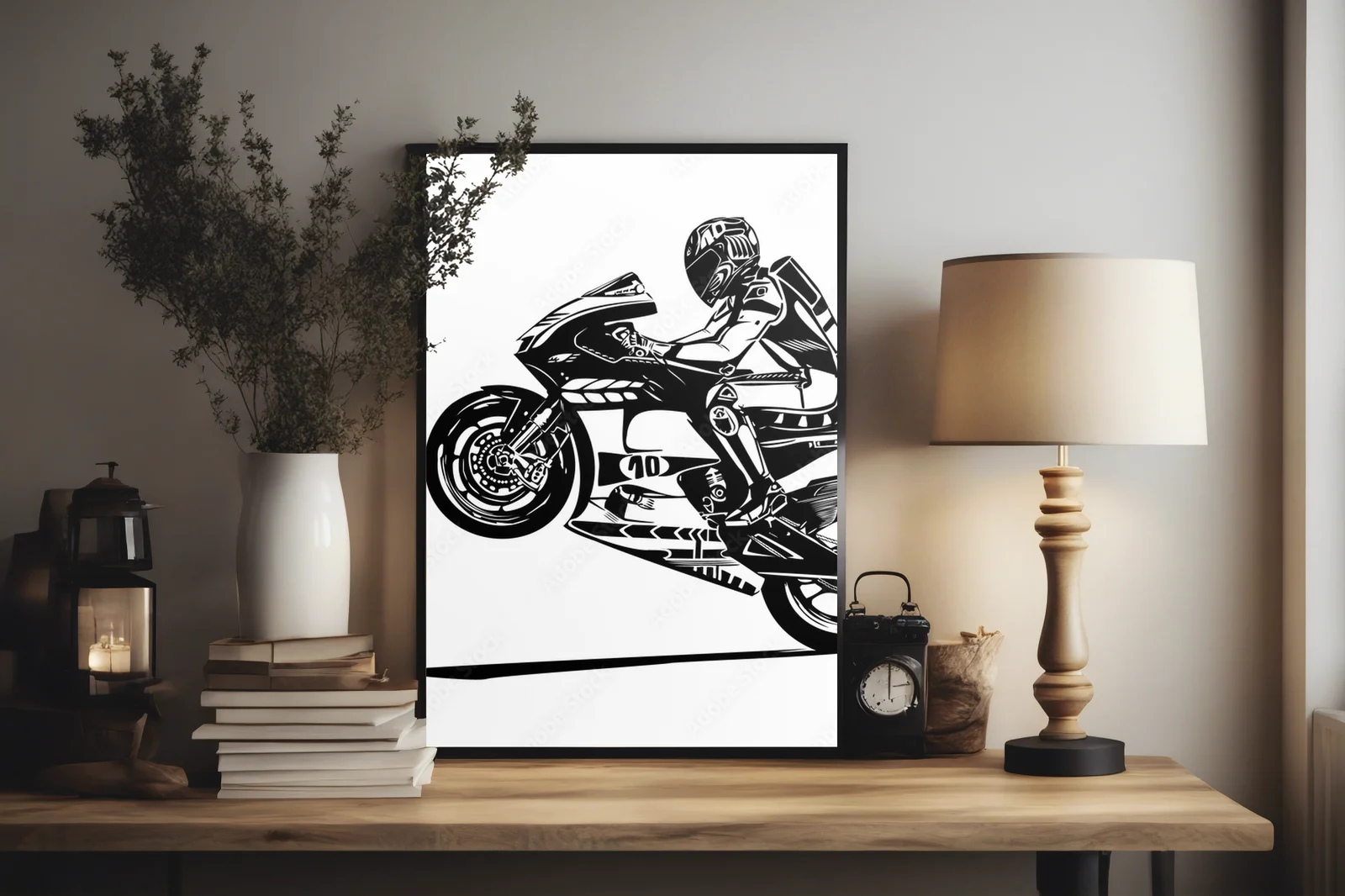 Ekstremalne emocje i styl motoryzacyjny w czerni i bieli