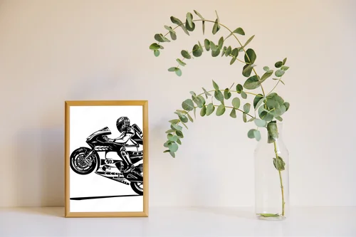 Ekstremalne emocje i styl motoryzacyjny w czerni i bieli