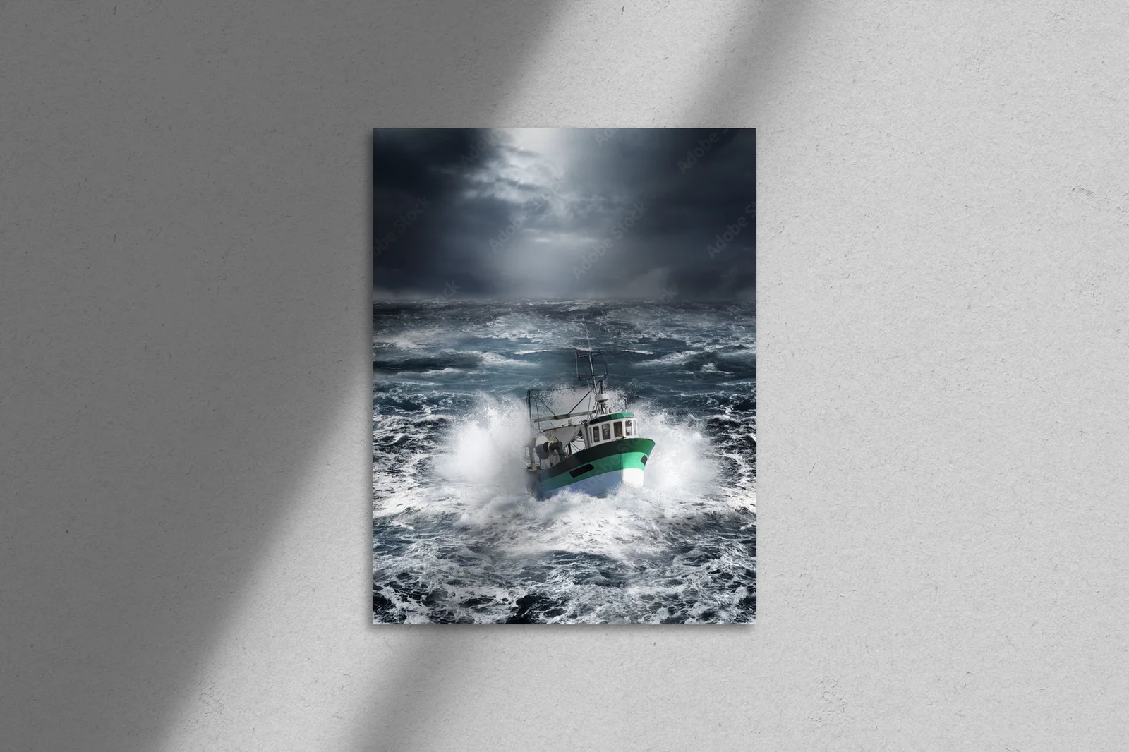 Morska burza - głębia nieba i oceanu