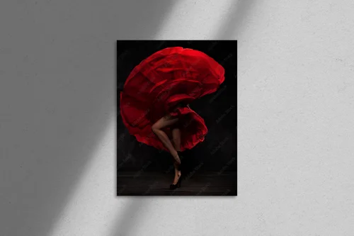Pasja flamenco w eleganckiej czerni