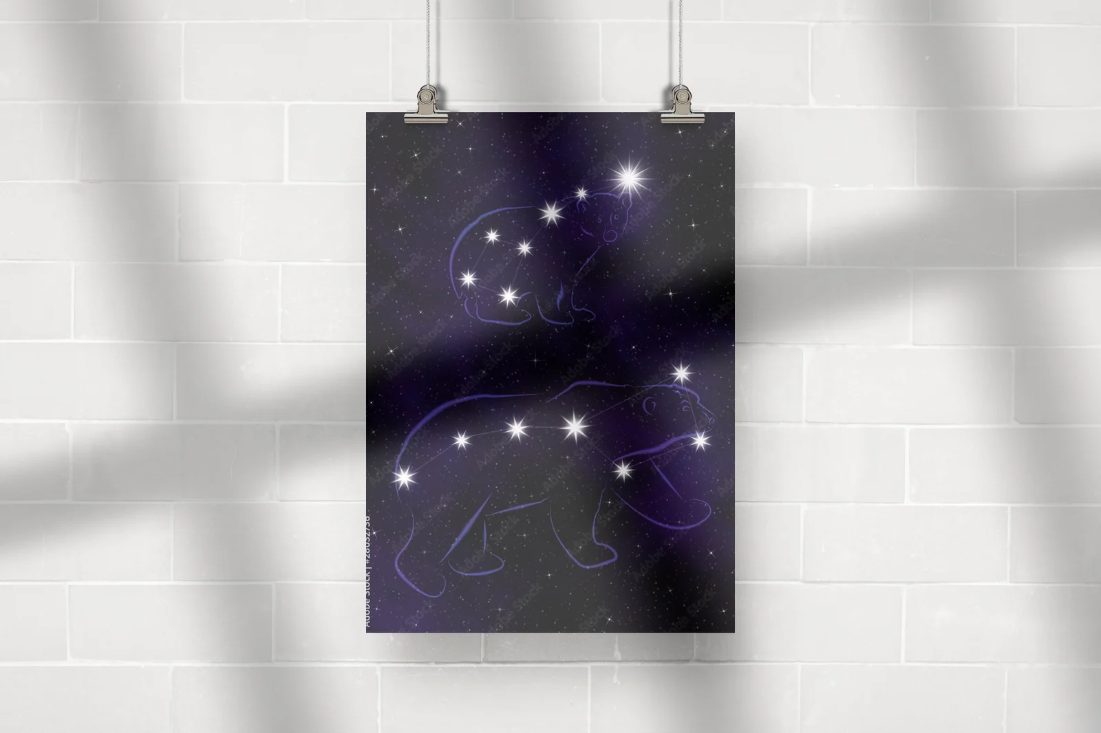 Ursa Major i Ursa Minor: gwiezdny taniec w nocy