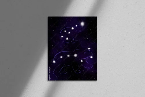 Ursa Major i Ursa Minor: gwiezdny taniec w nocy