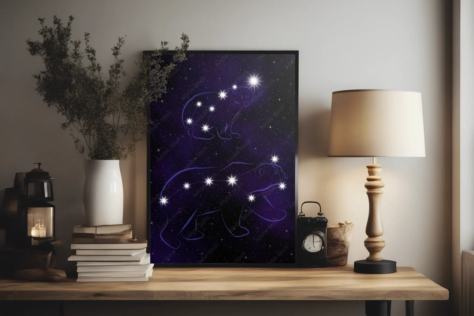 Ursa Major i Ursa Minor: gwiezdny taniec w nocy