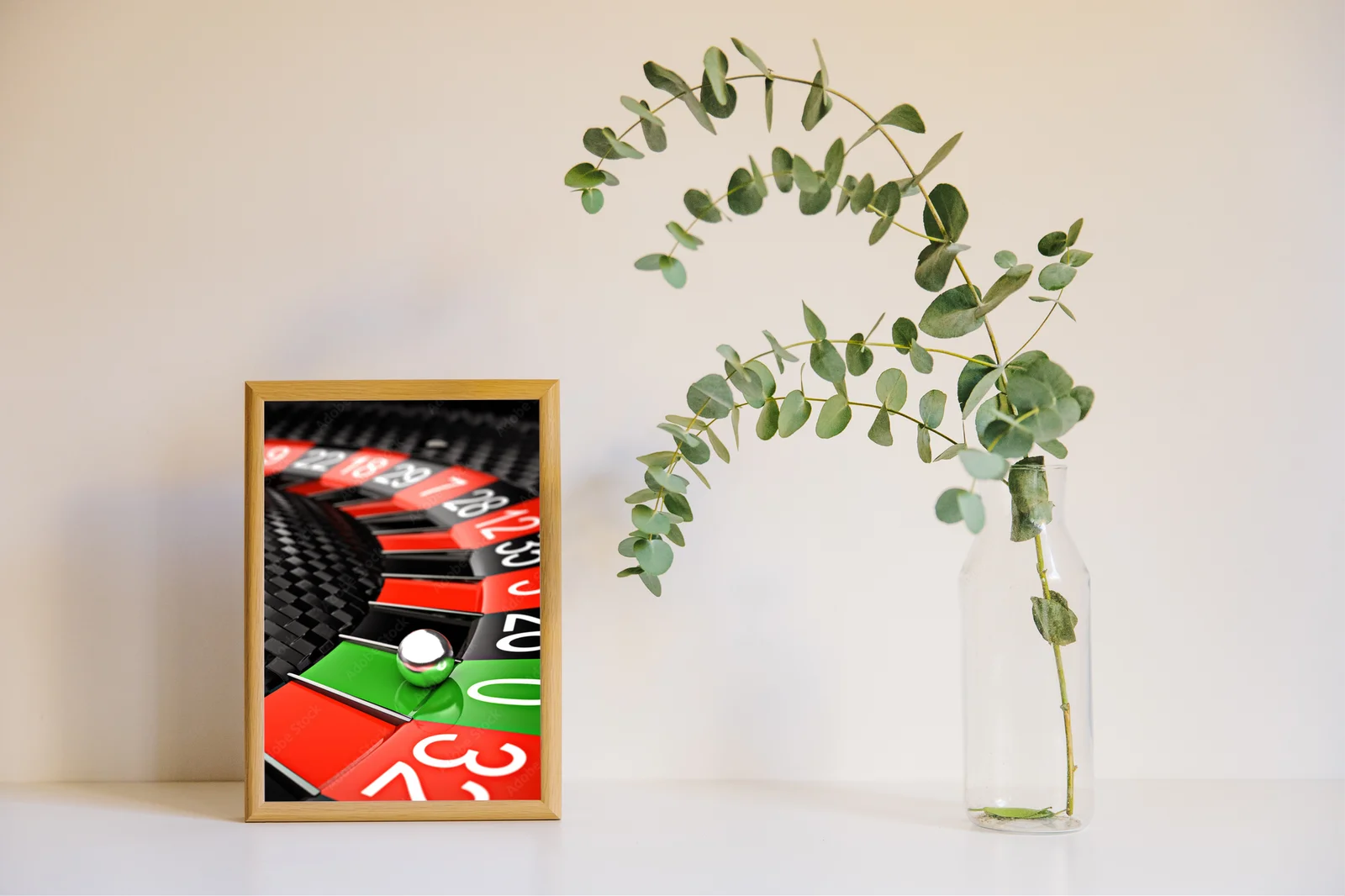 Elegancka grafika inspirowana ruletką