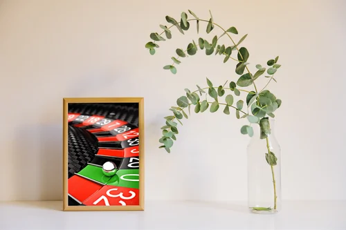Elegancka grafika inspirowana ruletką