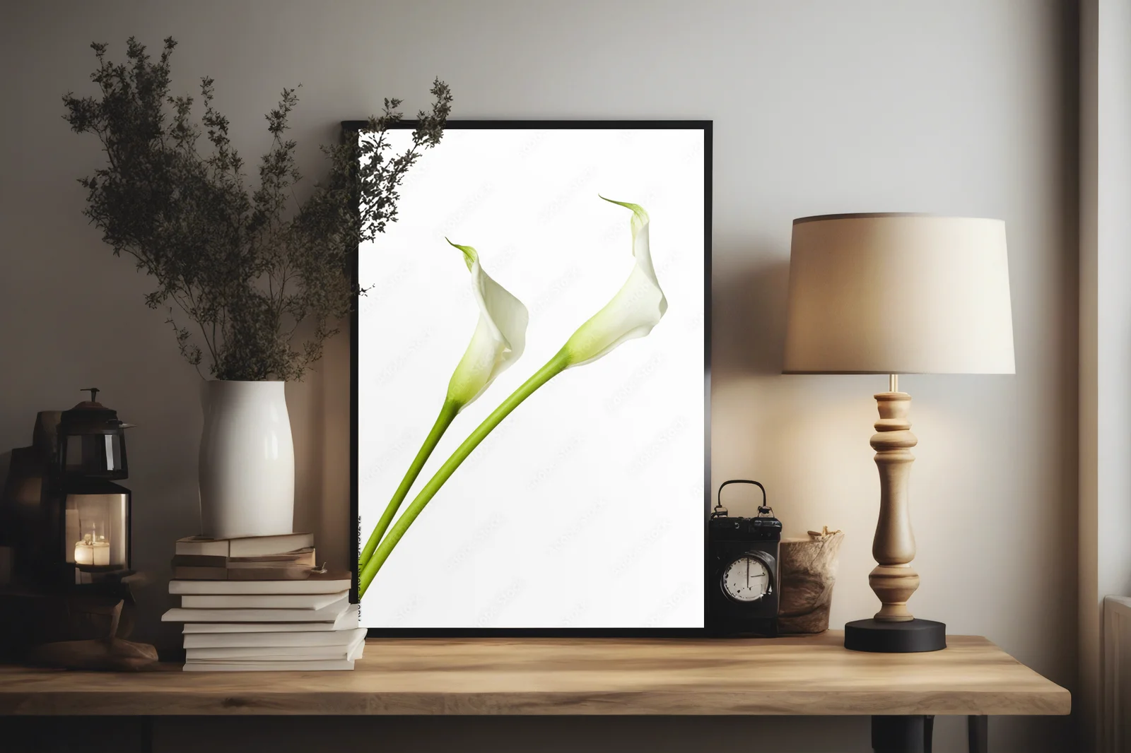 Elegancka biel lilii w pełnej chwale