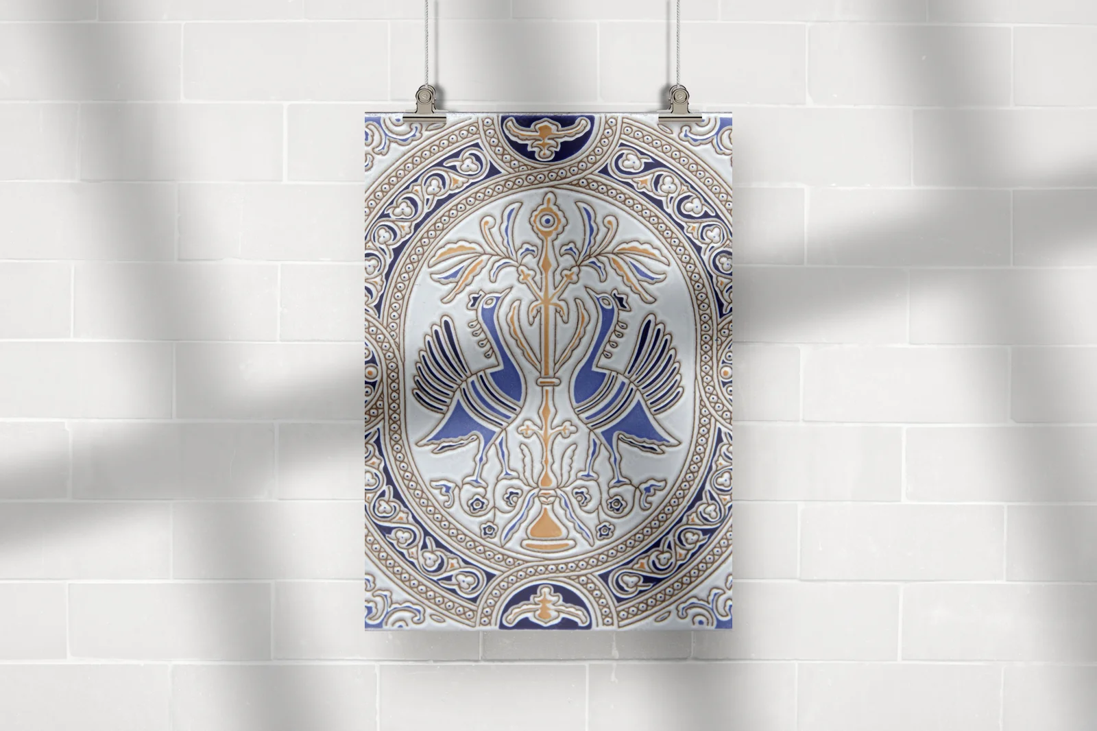 Elegancka harmonia pasteli w azulejo