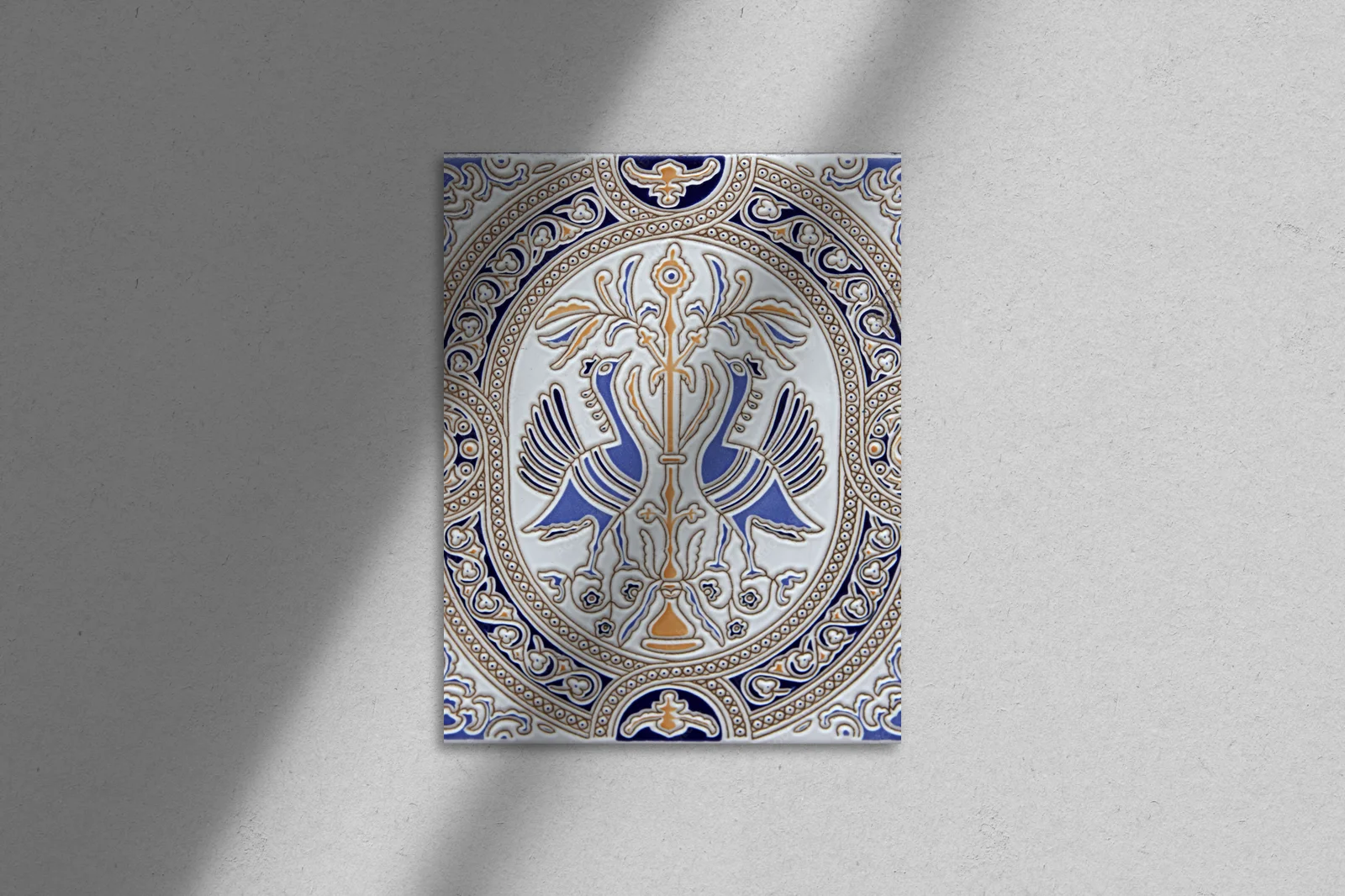 Elegancka harmonia pasteli w azulejo