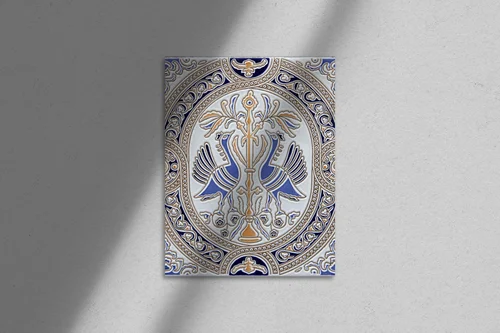 Elegancka harmonia pasteli w azulejo