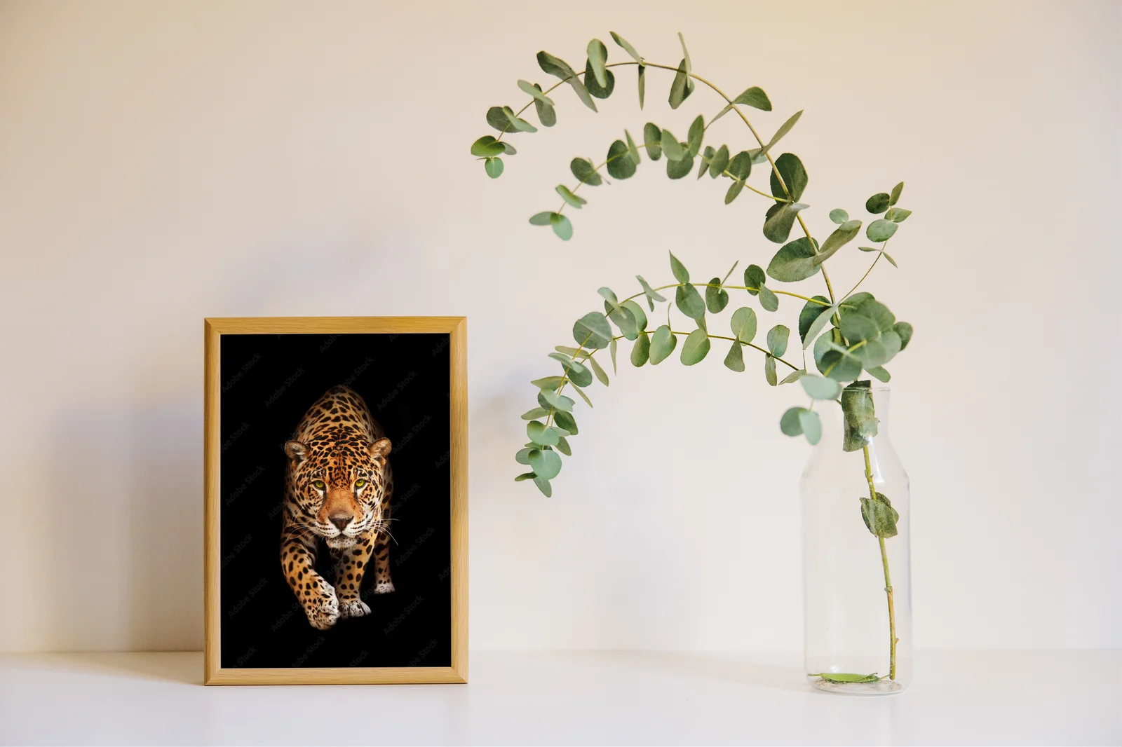 Elegancja czerni: majestatyczny jaguar w mroku