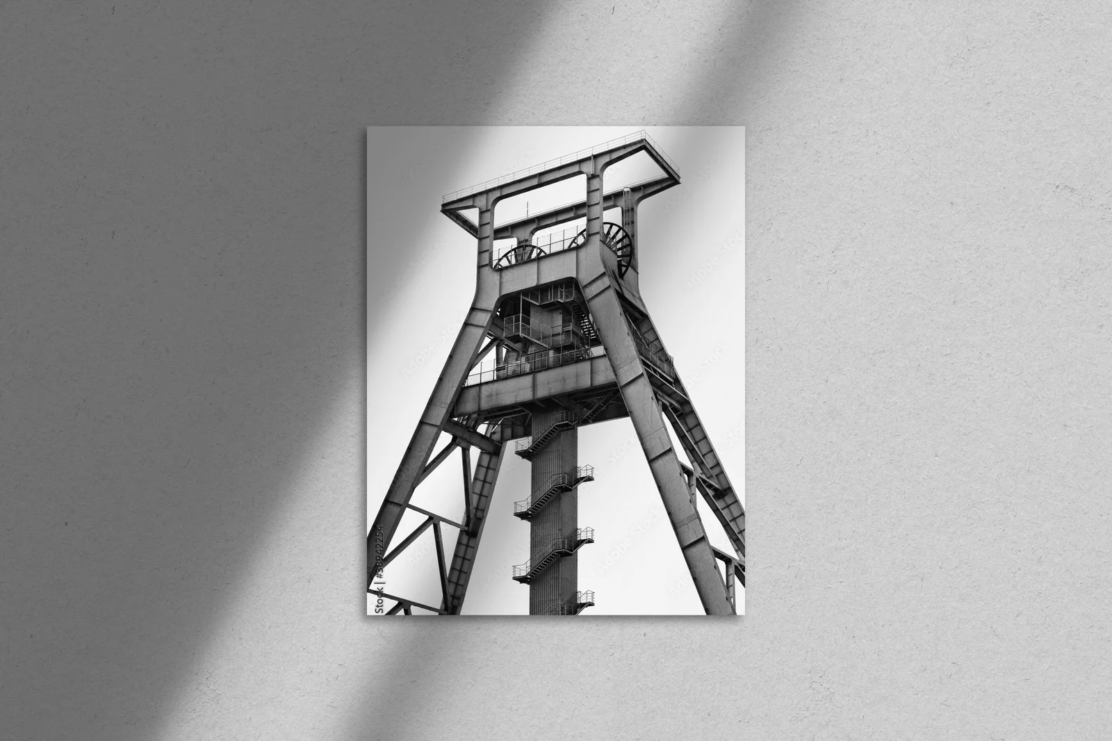 Elegancka monochromatyczna panorama architektoniczna