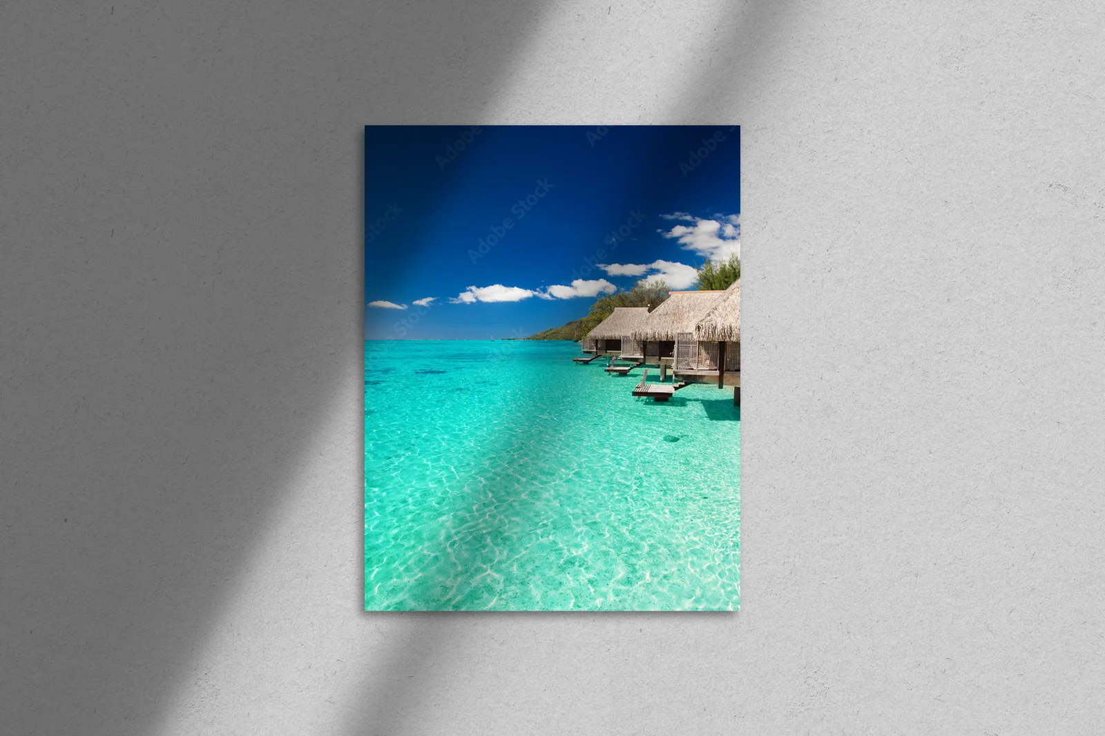 Urokliwe wille na tropikalnej plaży