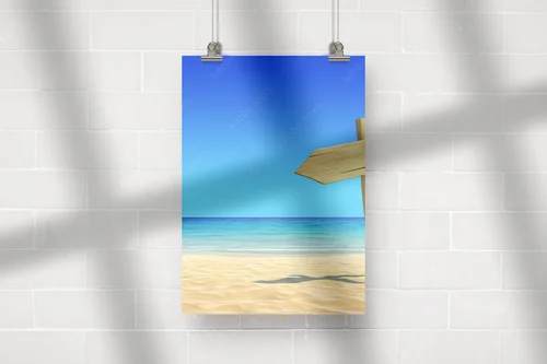 Wakacyjny raj na błękitnej plaży