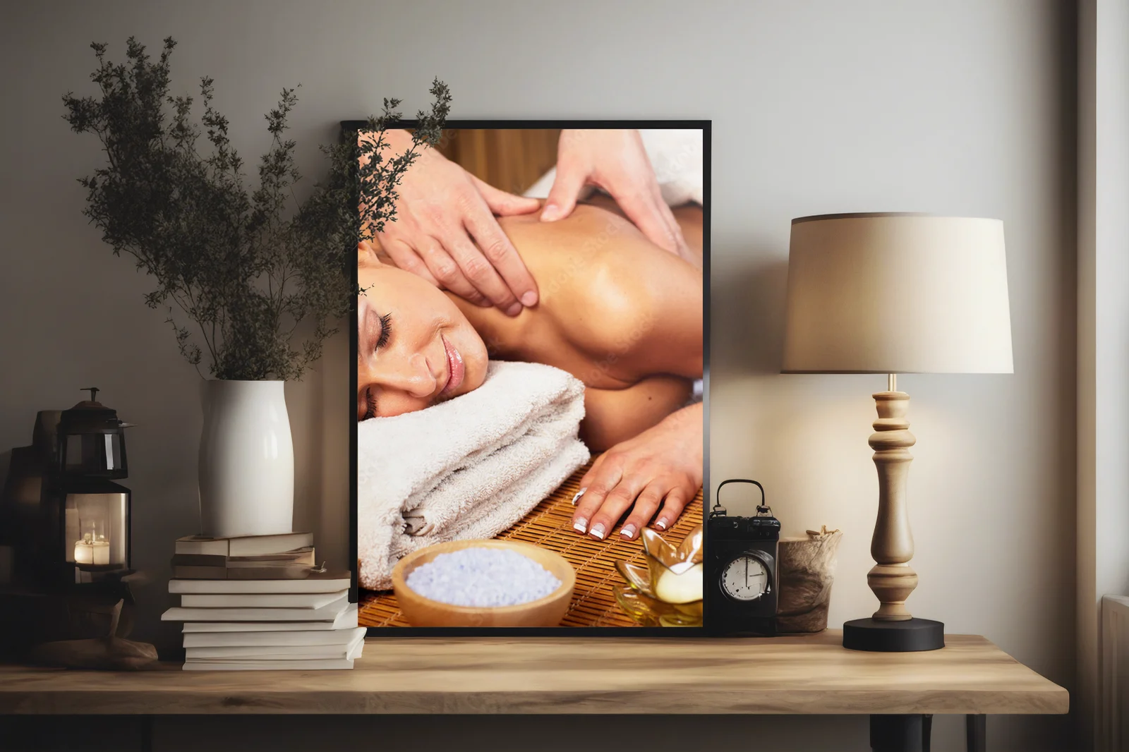 Relaksujący styl spa w delikatnych odcieniach