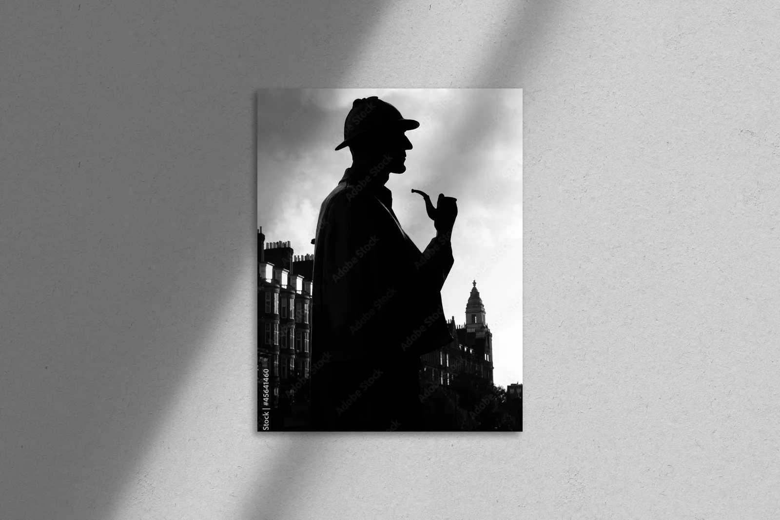 Gothic Sherlock Holmes w czerni i bieli