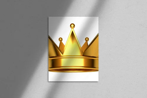 Złota korona - symbol luksusu i elegancji