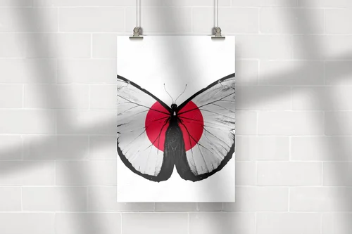 Witać wiosnę: Motyl w kolorach Japonii