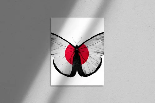 Witać wiosnę: Motyl w kolorach Japonii