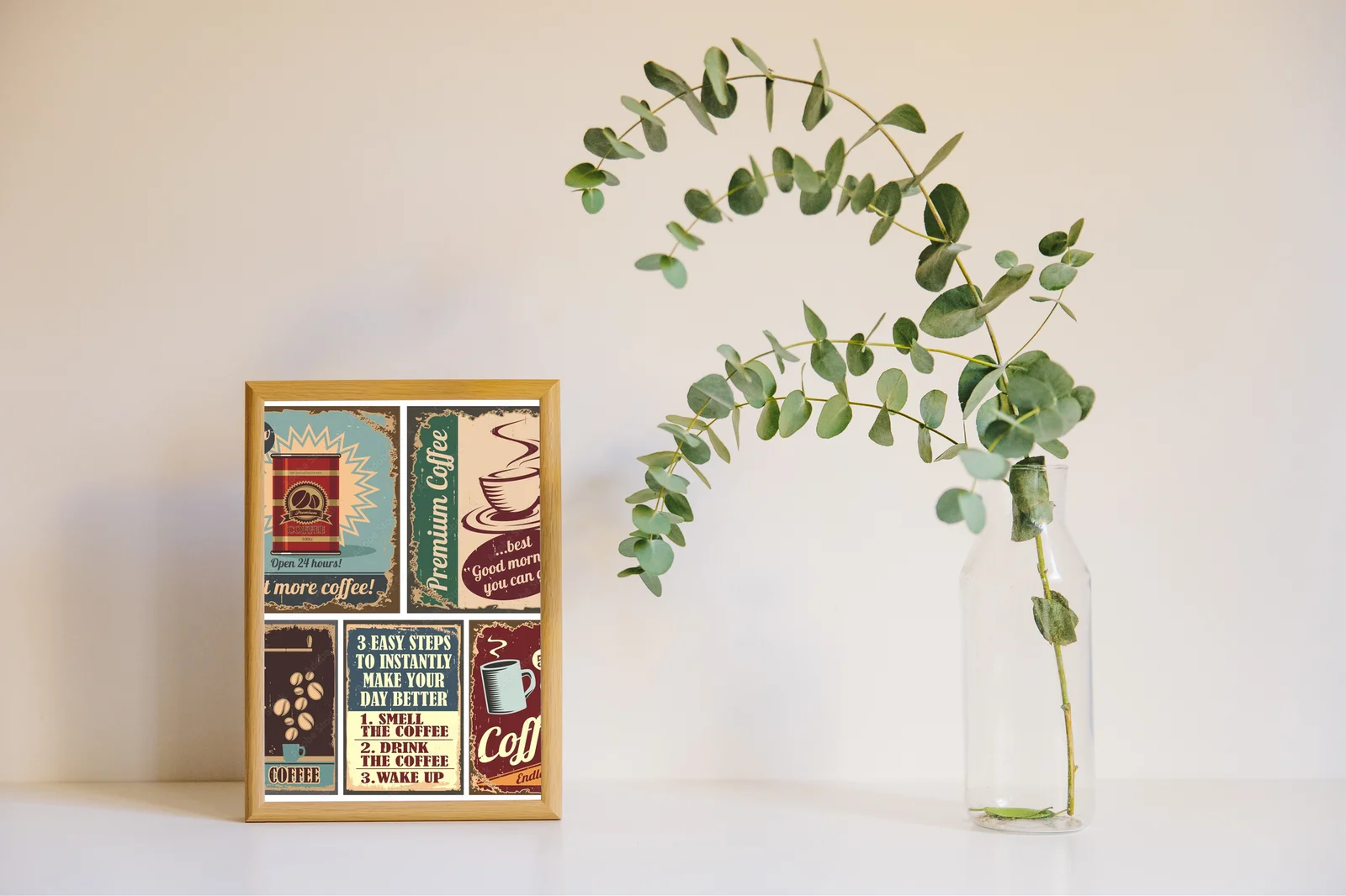Vintage coffee posters: nostalgiczne piękno i styl