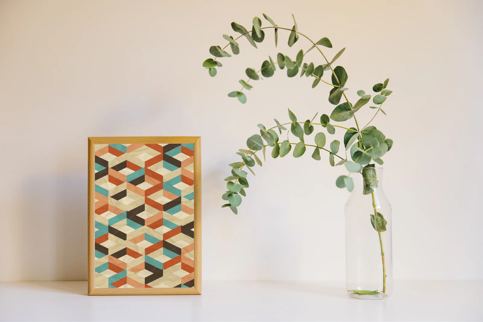 Geometryczna harmonia w vintage'owym stylu