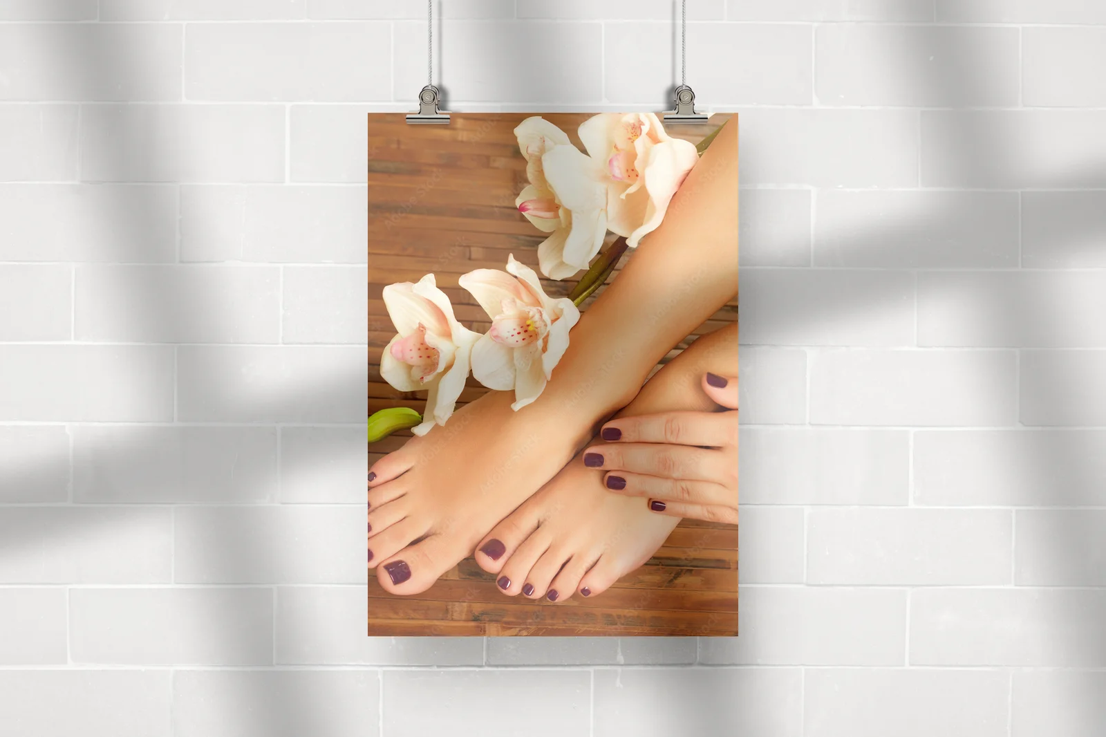 Urokliwe stopy w pastelowych odcieniach spa