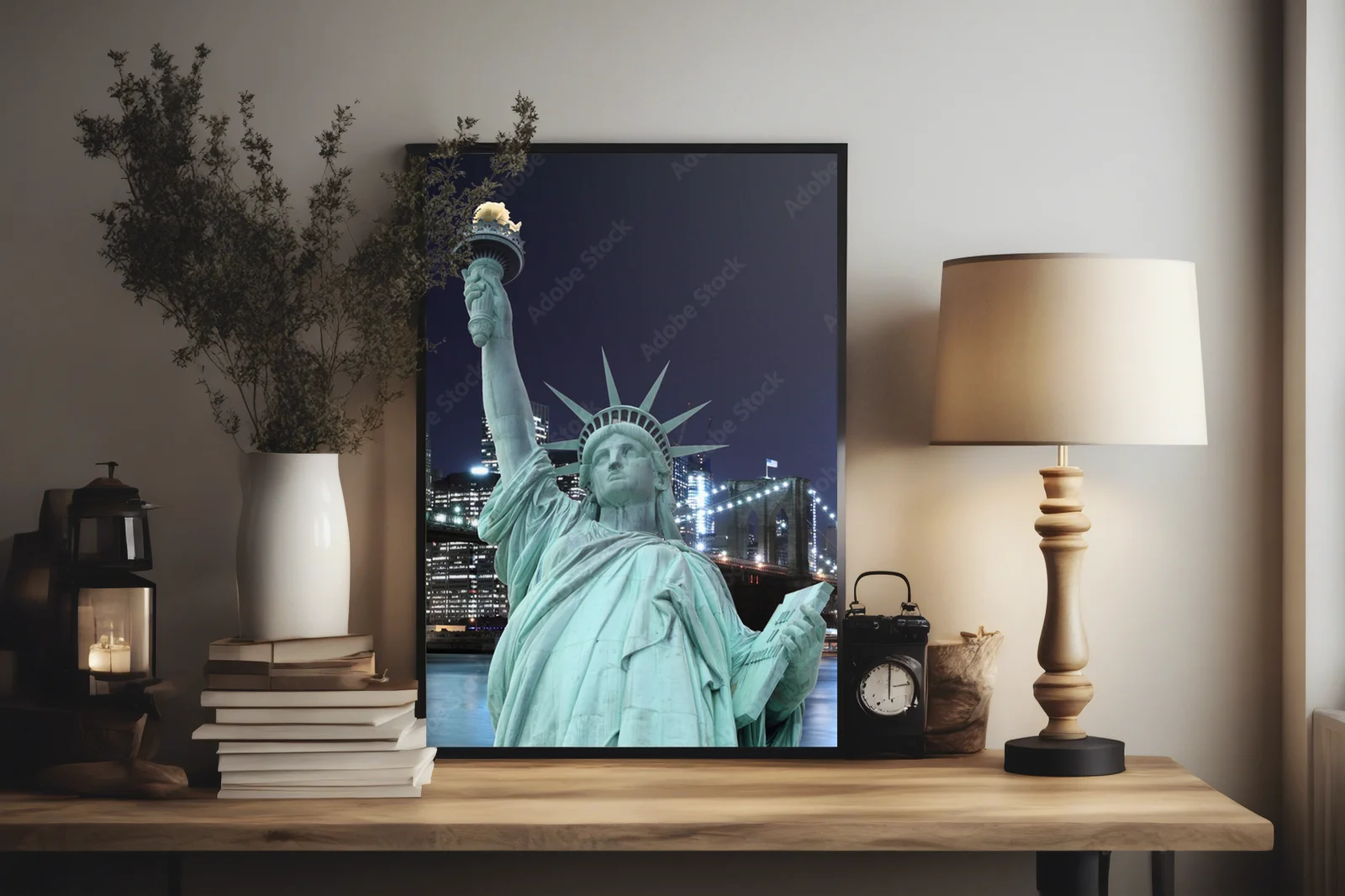Nocny urok Nowego Jorku: Brooklyn i Statua Wolności