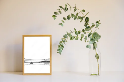 Silhouette Mostu Bosforu w monochromatycznej elegancji