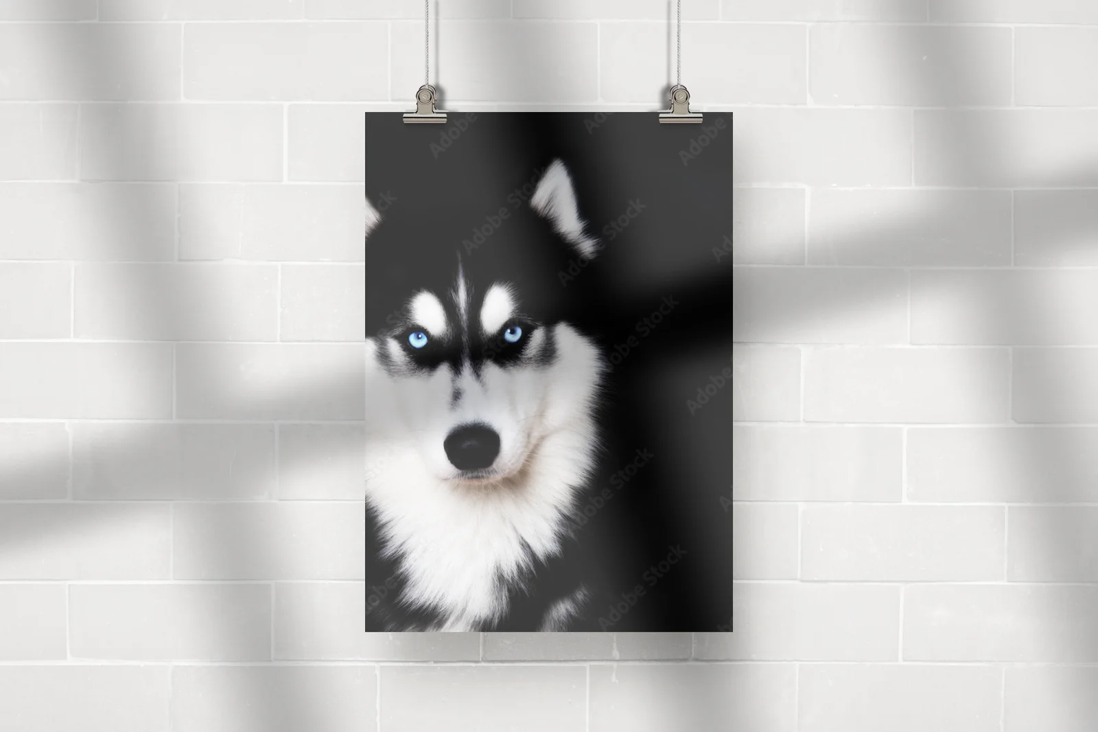 Nieziemskie spojrzenia: niebieskie oczy husky