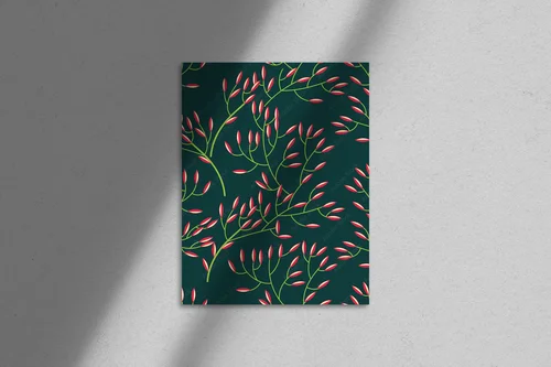 Floralna aranżacja w głębokich, leśnych barwach