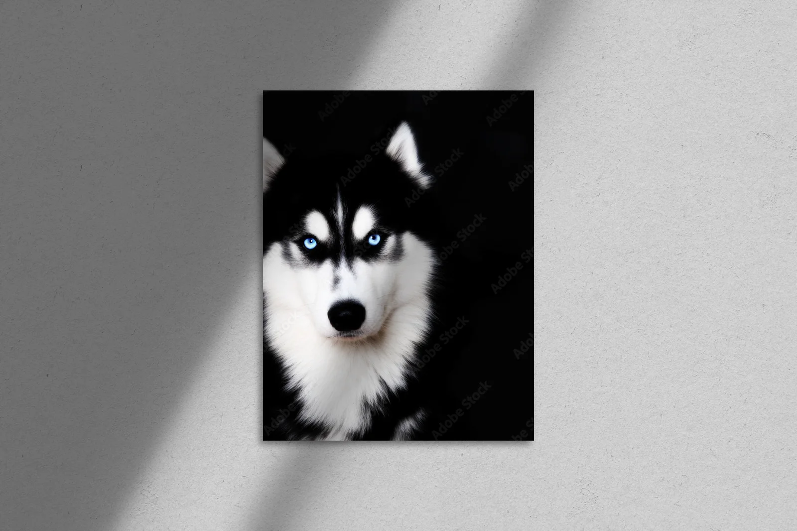 Nieziemskie spojrzenia: niebieskie oczy husky