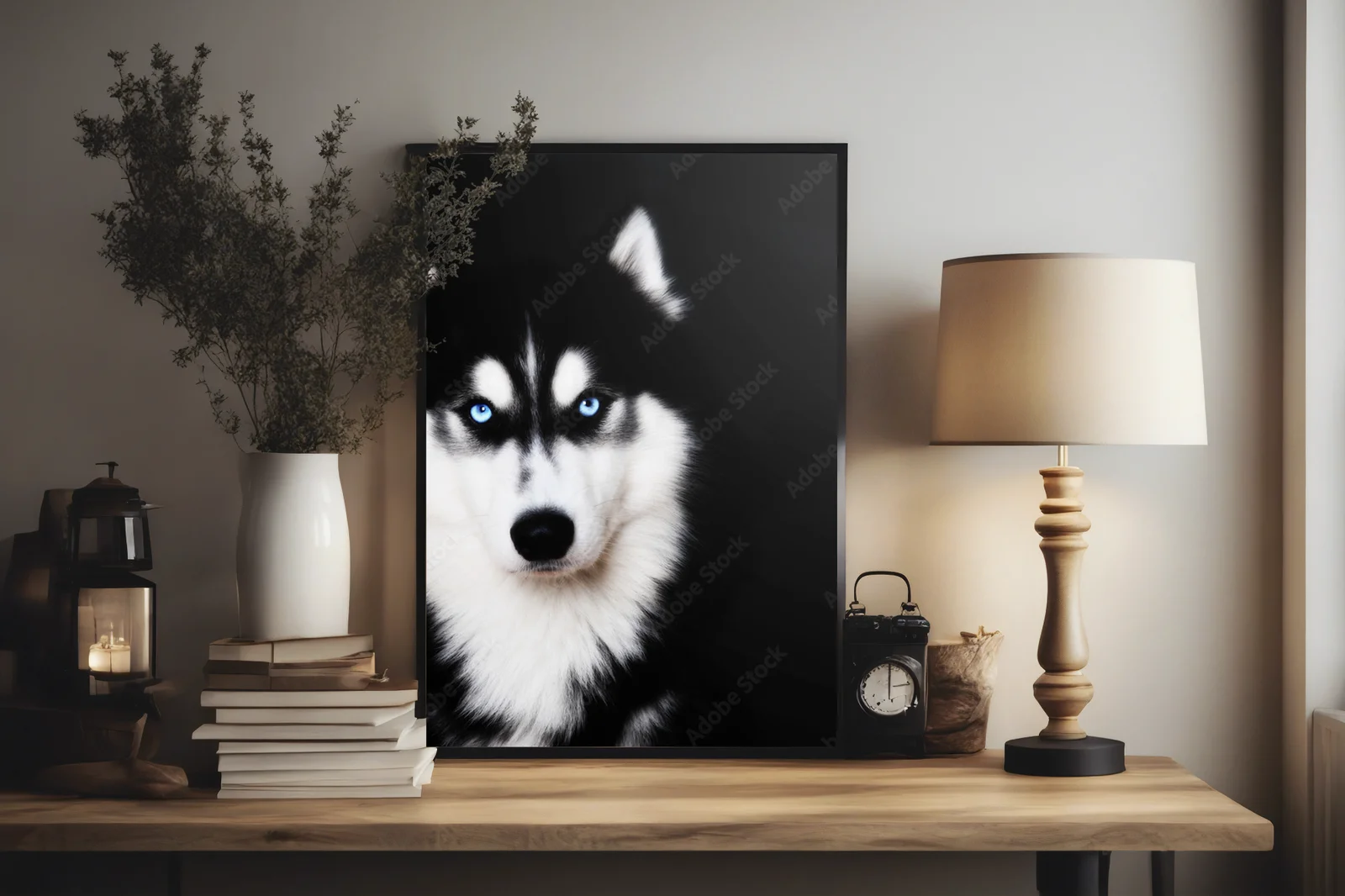 Nieziemskie spojrzenia: niebieskie oczy husky
