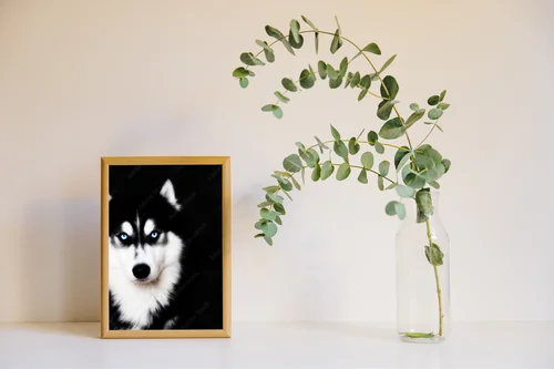 Nieziemskie spojrzenia: niebieskie oczy husky