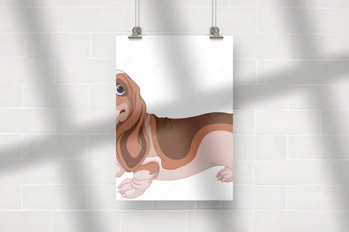 Radosny Basset Hound: przyjaciel na czterech łapach