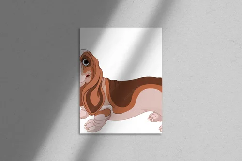 Radosny Basset Hound: przyjaciel na czterech łapach
