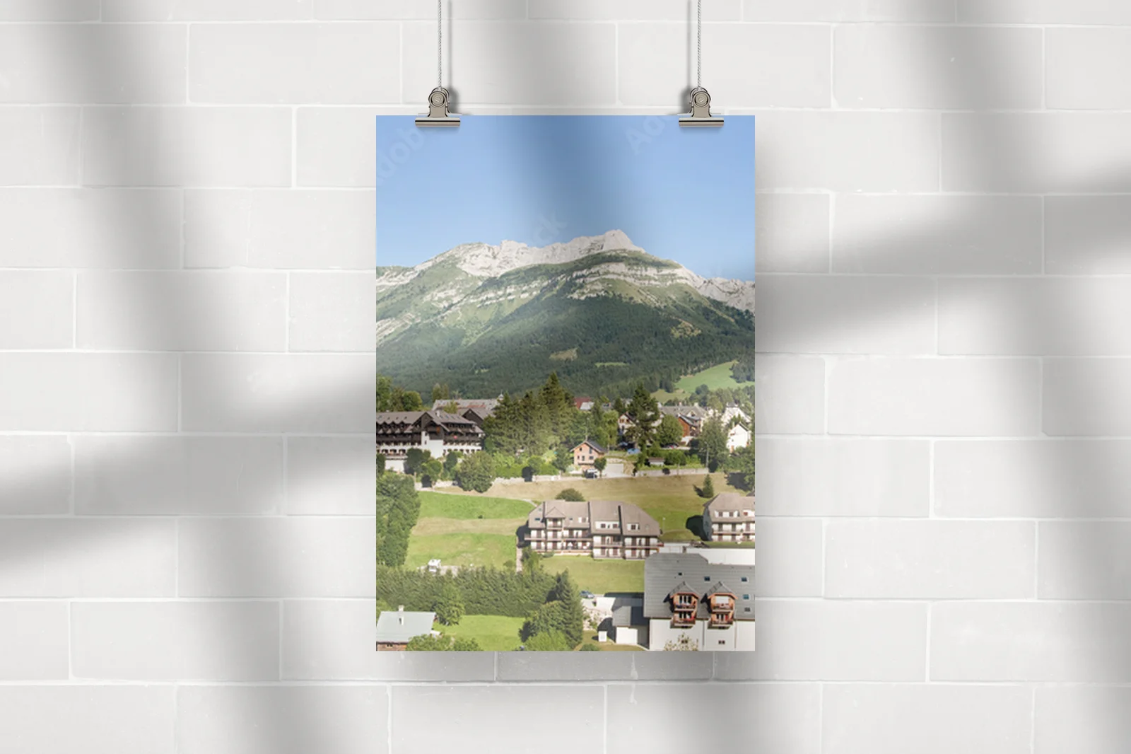 Panorama gór Vercors w letniej scenerii