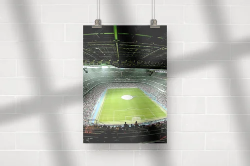 Czarna arena pełna emocji i rywalizacji sportowej