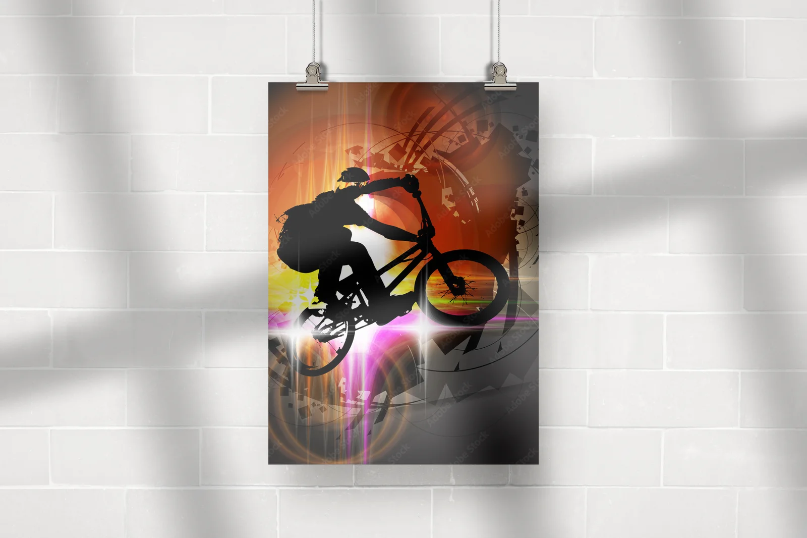 Ekstremalne skoki BMX w miejskiej scenerii