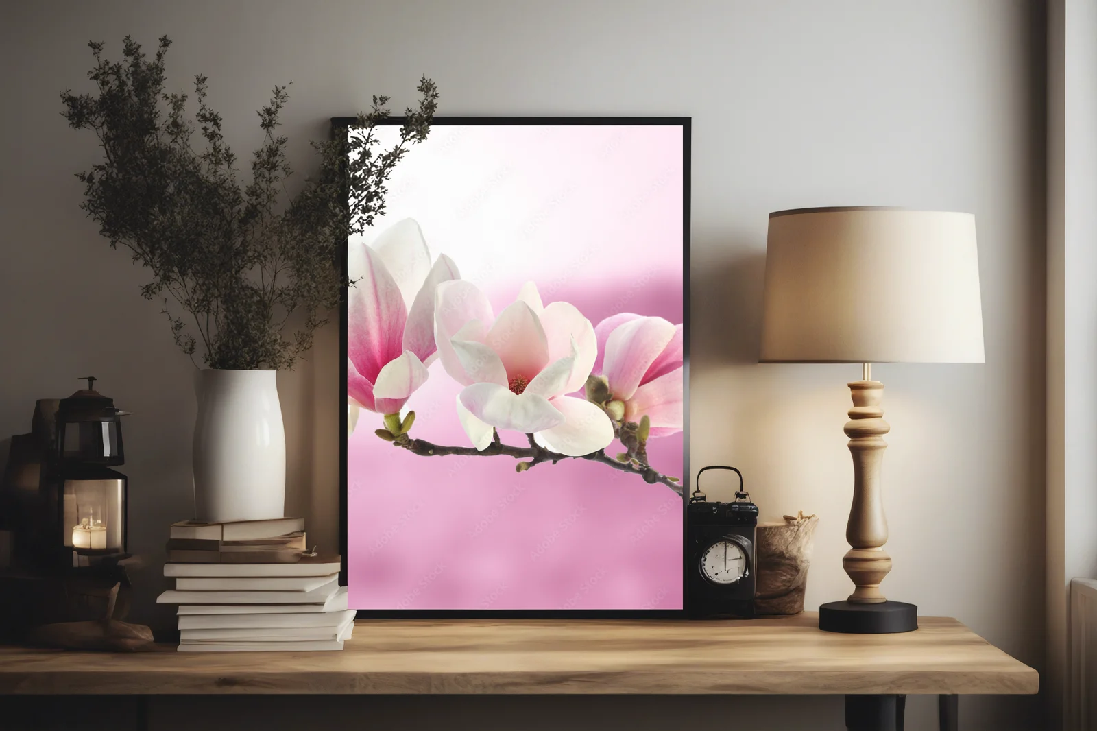 Delikatna magia magnolii w pastelowych tonach