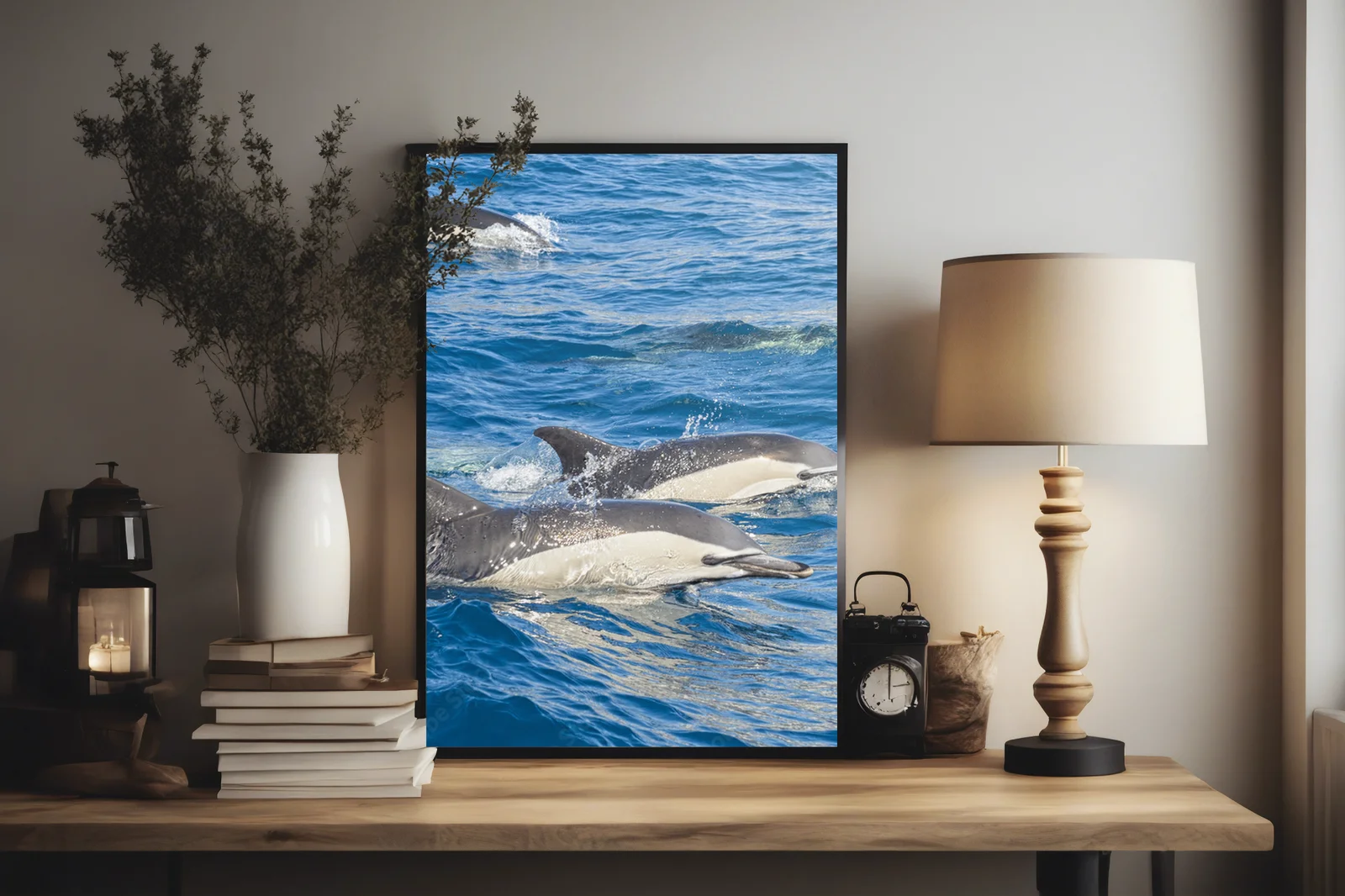 Delfiny w błękicie oceanu – esencja natury