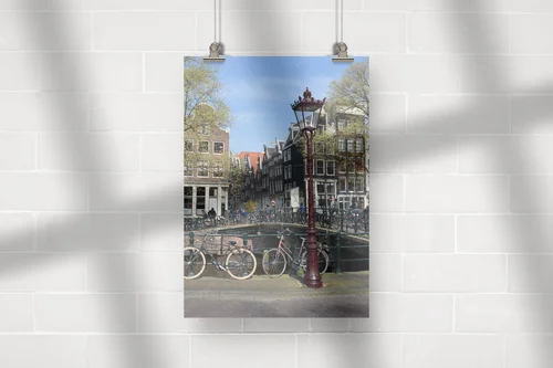 Zachwycające kanały Amsterdamu w pastelowych tonach