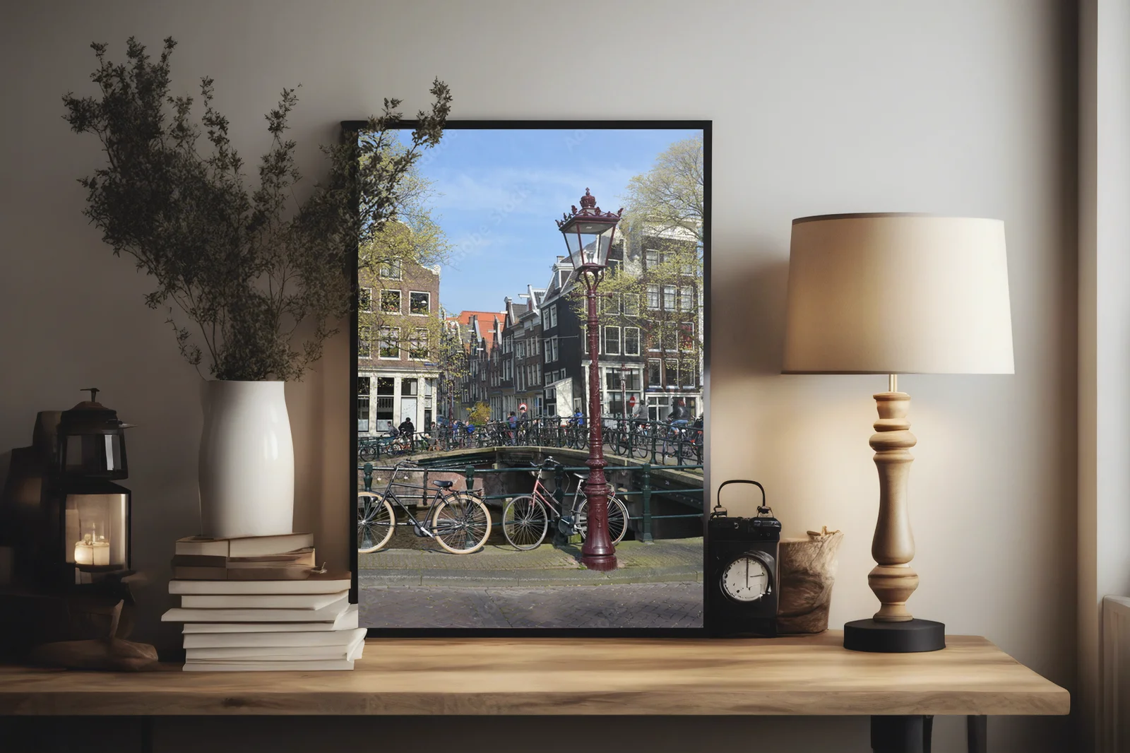 Zachwycające kanały Amsterdamu w pastelowych tonach