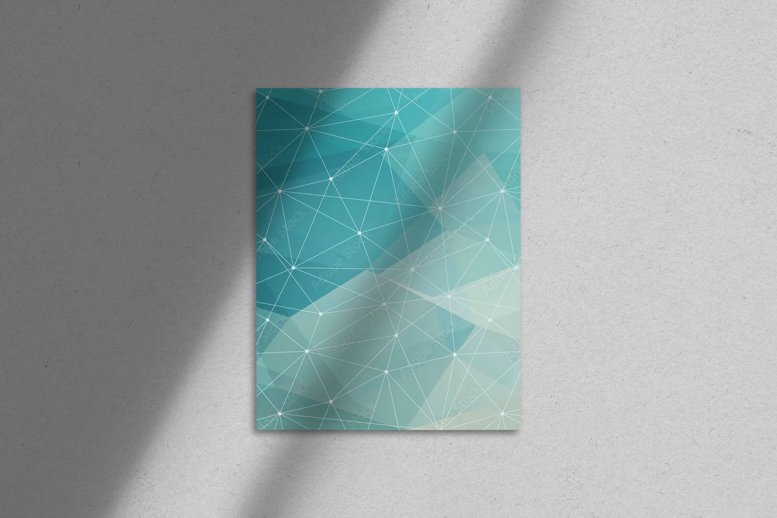 Kalejdoskop geometrystycznych form w morskim blasku