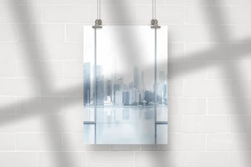 Nowoczesny biurowy design z przestronnym balkonem