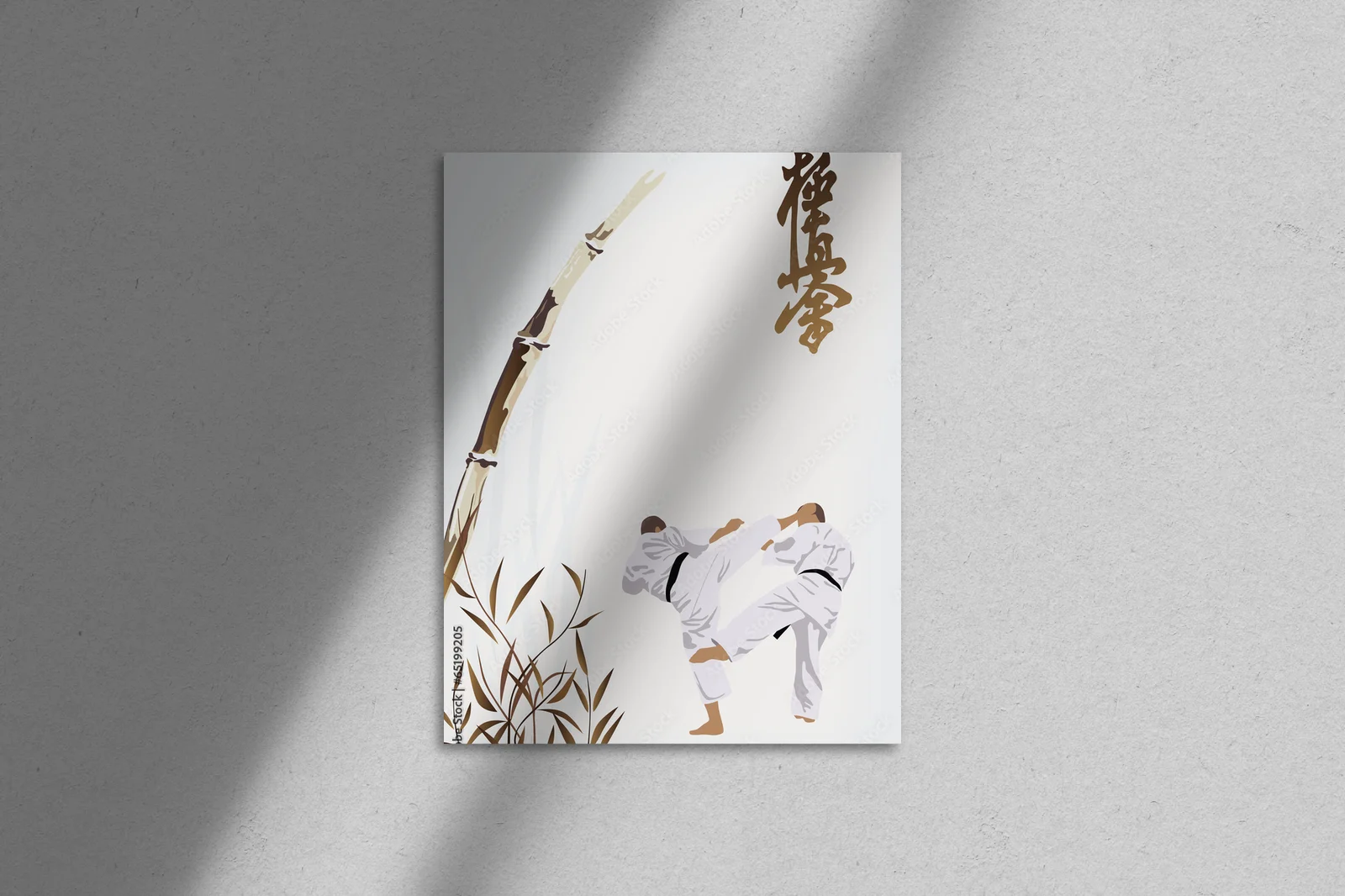 Mistrzowska harmonia karate w eleganckich odcieniach