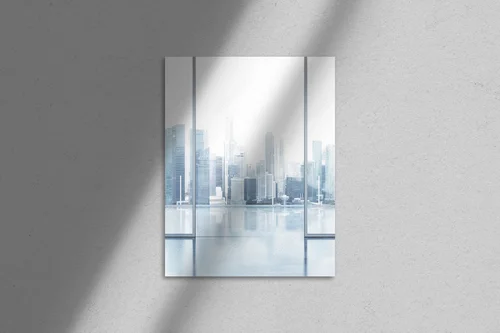 Nowoczesny biurowy design z przestronnym balkonem