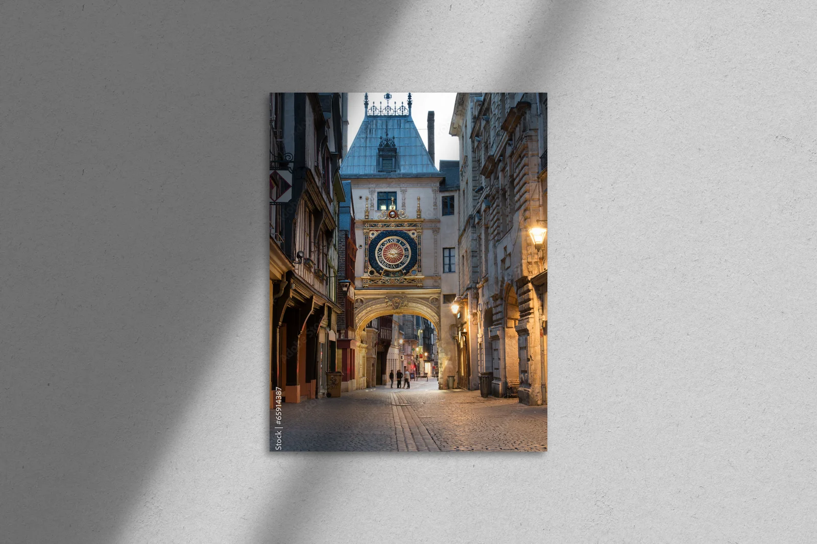 Rouen: Urok ulicy Gros Horloge z astronomiczną wieżą