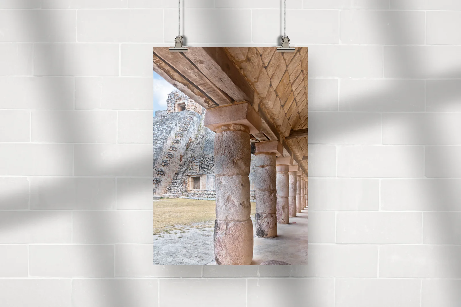 Urok starożytnego miasta Uxmal w Yucatánie