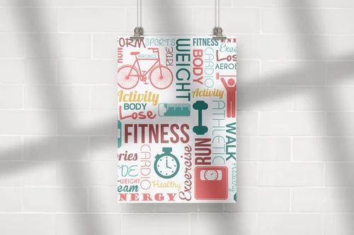 Energia stylu fitnessu w subtelnych tonach